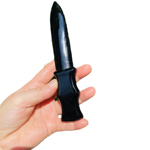 Wholesale crystal knife natural crystal obsidian dagger home office crystal decoration