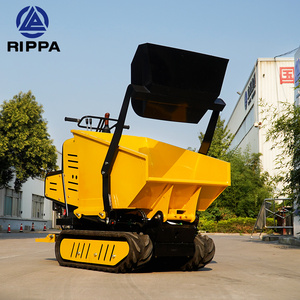 Rippa Mini Track Dumper Mini Dump Truck 500kg 1000kg Electric Crawler Mini Dumper