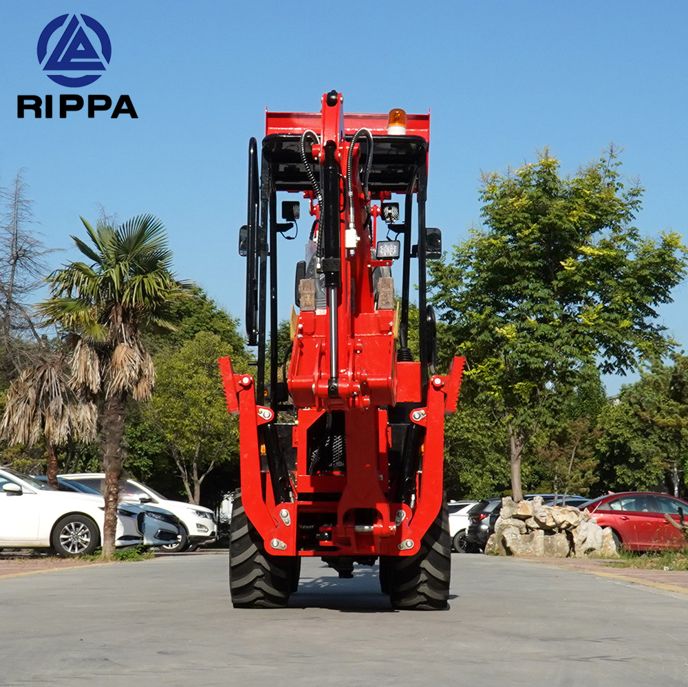 Rippa Rippa Used Front Loader Backhoe with Engine and Pump 1-3 Ton Rated Load for Restaurant Industry EPA Certified