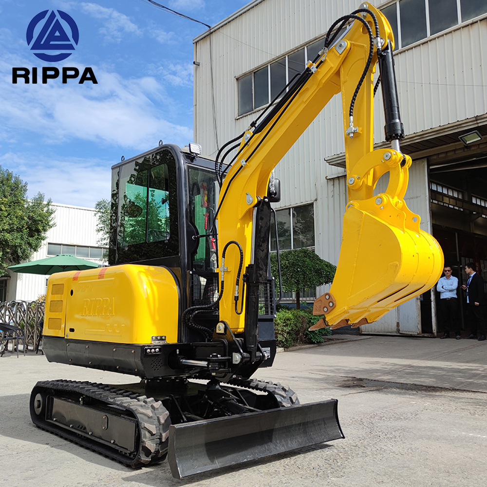 Rippa R350 R360 Mini Excavator 5 Ton 6 Ton 7 Ton Small Mini Excavator Machine