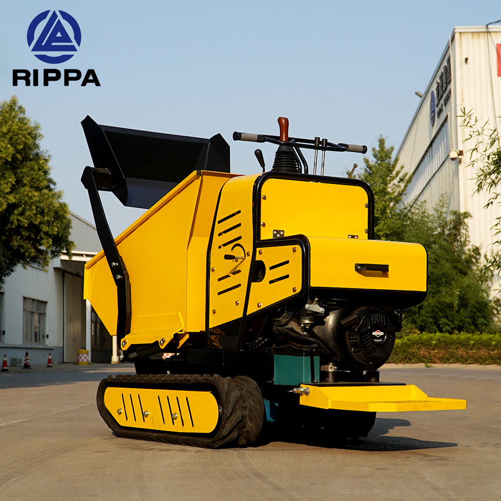 Rippa Mini Track Dumper Mini Dump Truck 500kg 1000kg Electric Crawler Mini Dumper