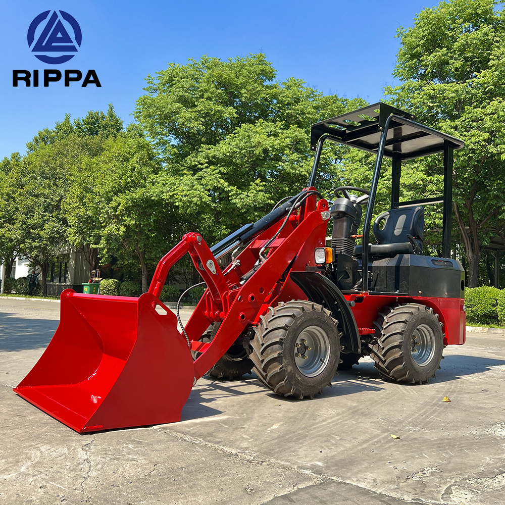 Chinese Rippa 4 Wheel Front End CE Small Mini 1 Ton 2 Ton Wheel Loader