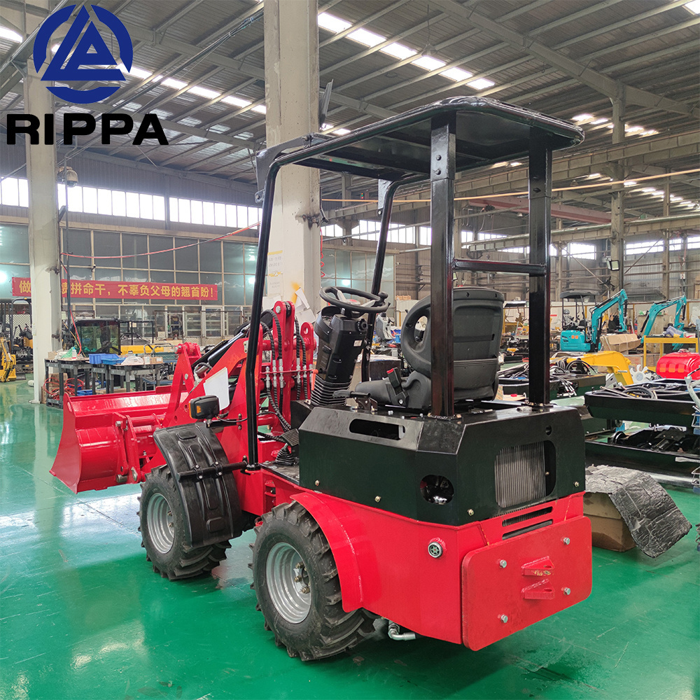 Chinese Rippa 4 Wheel Front End CE Small Mini 1 Ton 2 Ton Wheel Loader