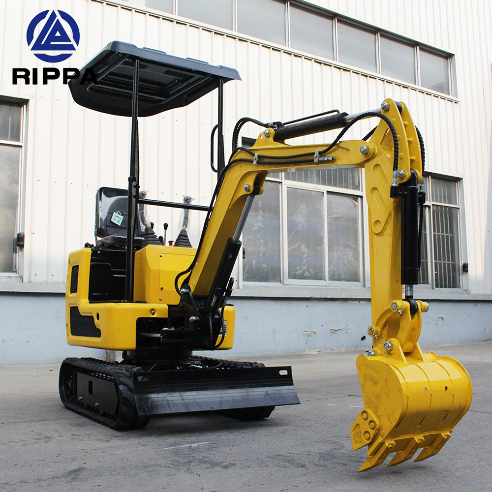 Rippa Mini Excavator Escavator Small Mini Bagger R319 1Ton Mini Escavatore