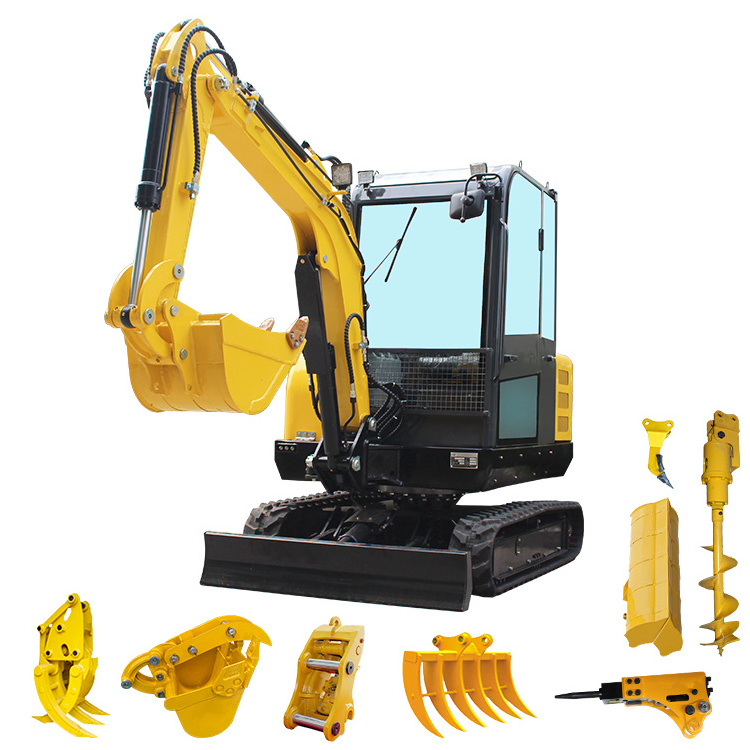 2.2 ton Mini Hydraulic Crawler Excavator with  competitive prices