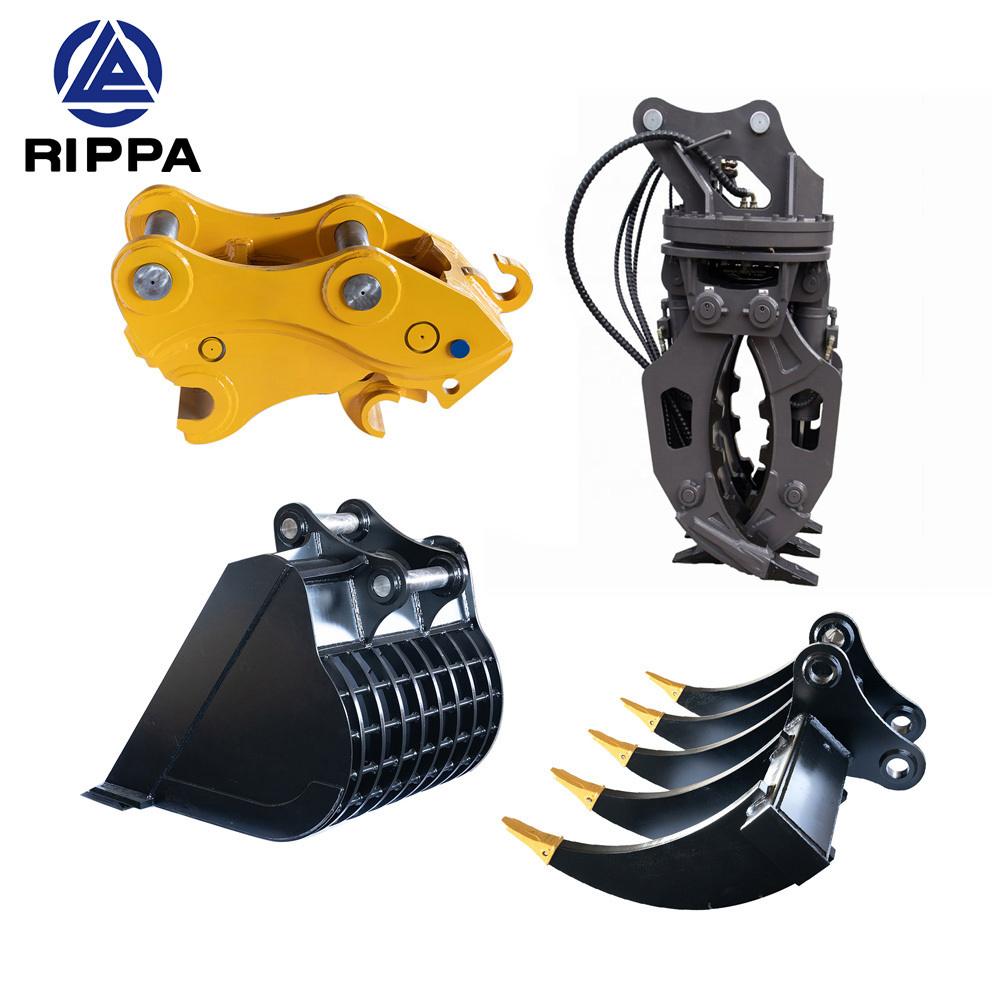 Rippa Construction Machinery Attachments Mini Excavator Parts Hydraulic Quick Hitch