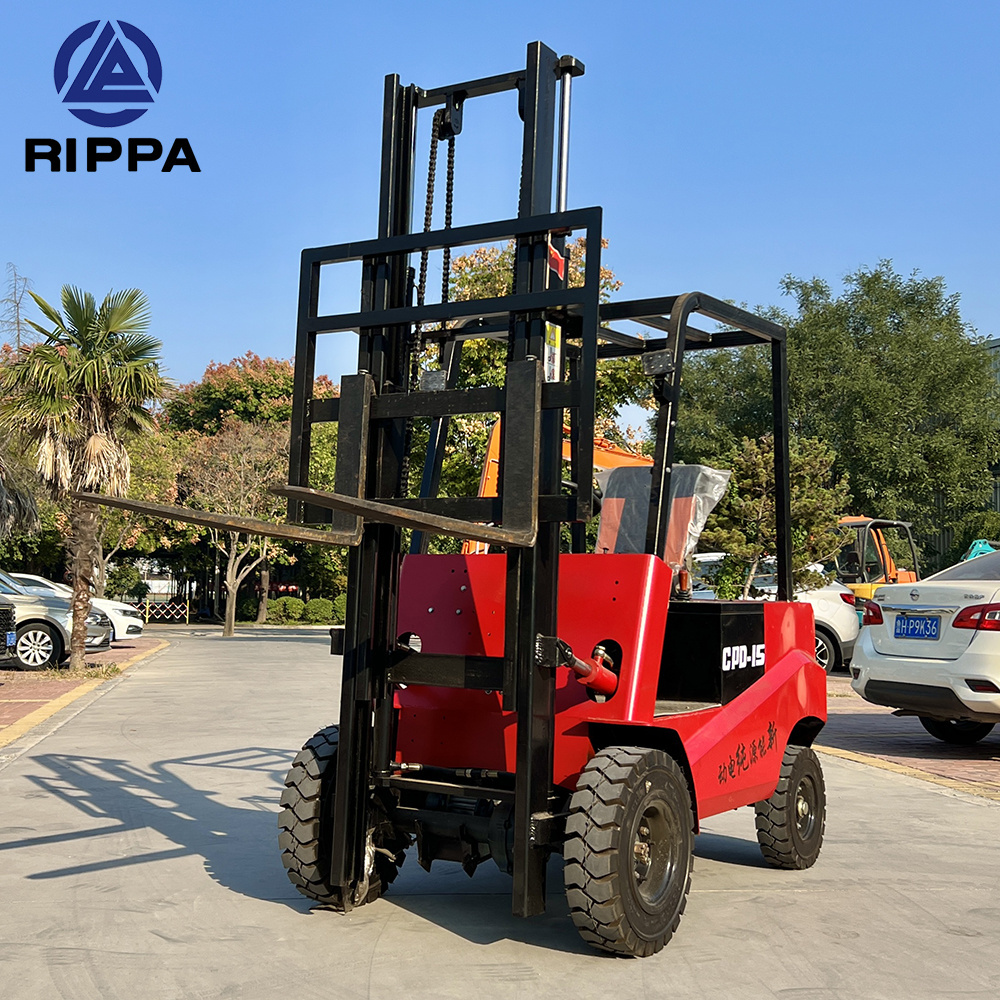 closed cab full free mast forklift 2.5ton 3 ton small electric forklift