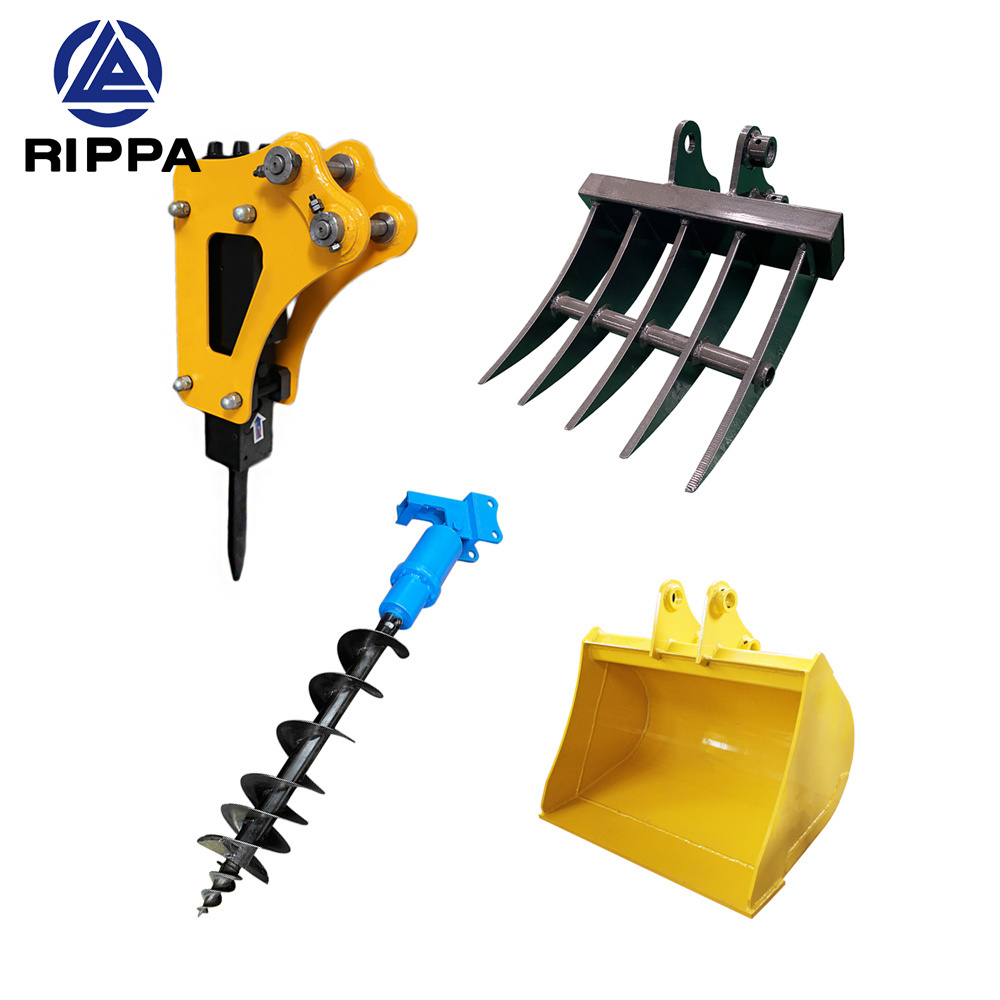 Rippa Construction Machinery Attachments Mini Excavator Parts Hydraulic Quick Hitch