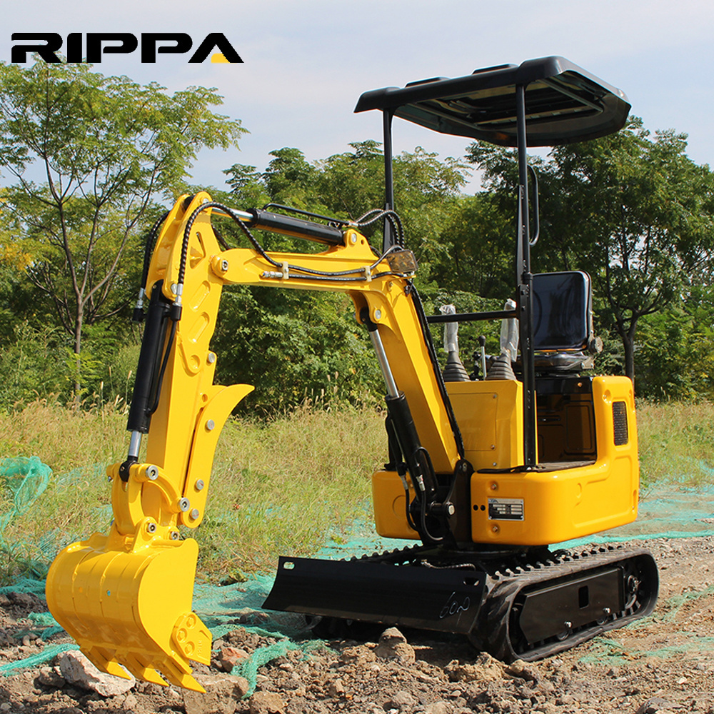 Rippa Mini Excavator Escavator Small Mini Bagger R319 1Ton Mini Escavatore