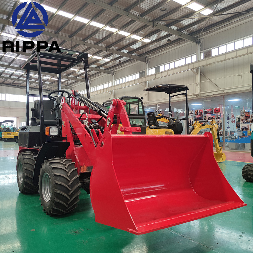 Chinese Rippa 4 Wheel Front End CE Small Mini 1 Ton 2 Ton Wheel Loader