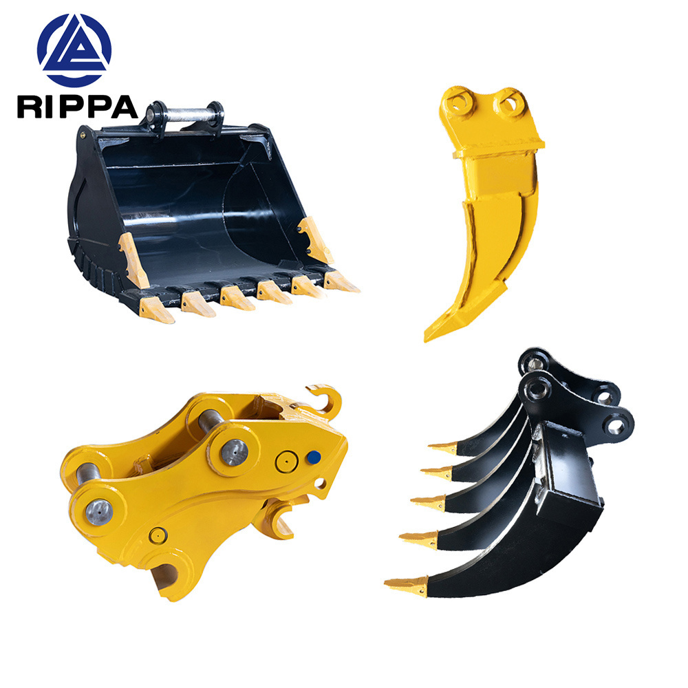 Rippa Construction Machinery Attachments Mini Excavator Parts Hydraulic Quick Hitch