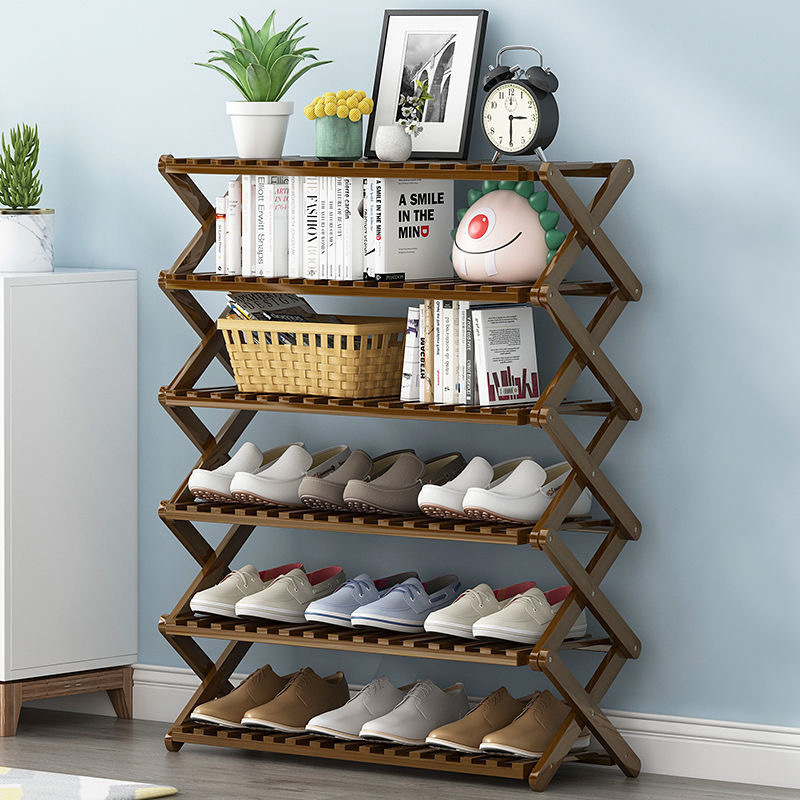 Cheap price custom bamboo shoe rack stand living room furniture extendable folding shoe rack organizer high heels shoes rack