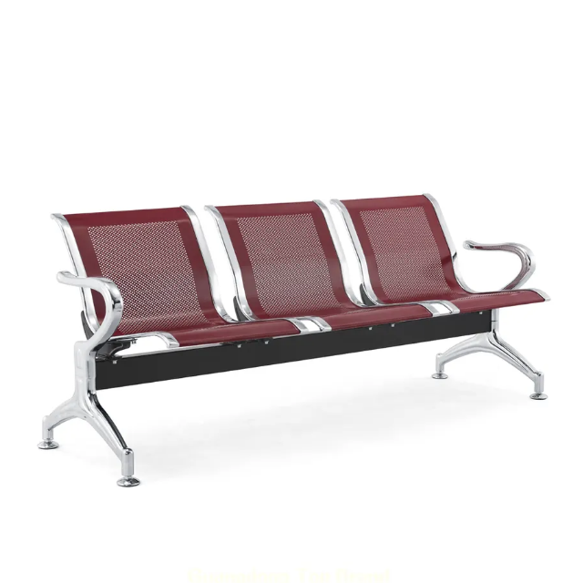 School Furniture 3 stainless steel Airport Station Hospital Train Station Park roadside waiting chairs