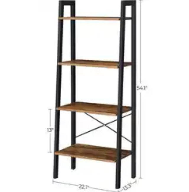 Modern Metal Home Furniture Wall Book Shelf Corner Long Wall Living Room Wrought Iron Bookshelf