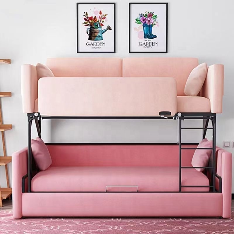 Nordic simple double folding sofa bed leisure living room sofa three folding bunk sofa bed