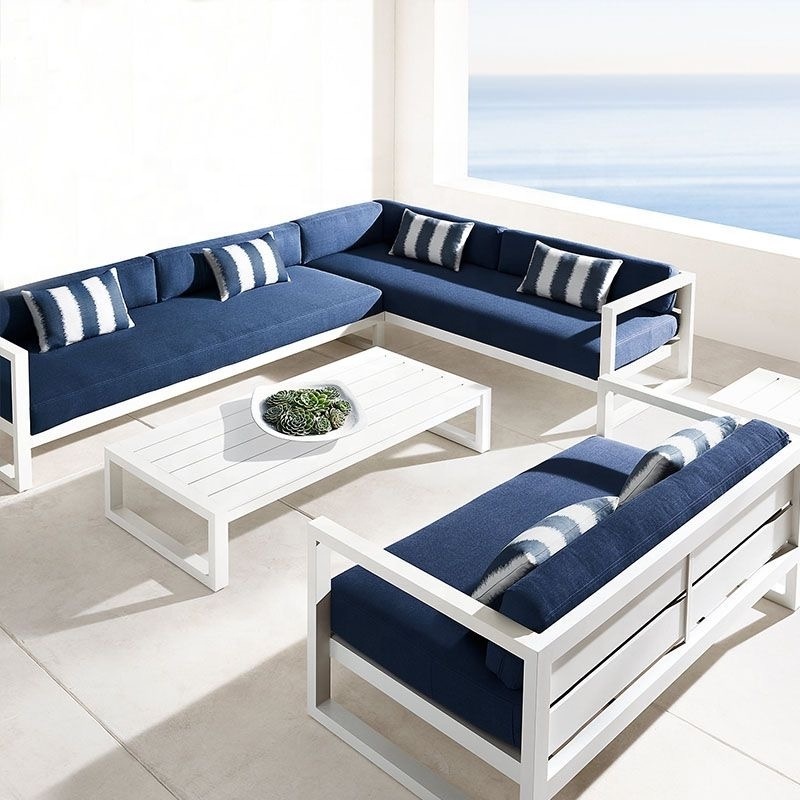 Hot Sale Luxury Sets Patio Hotel Designer Modern Garden Leisure Modular Corner Furniture Outdoor Sofa