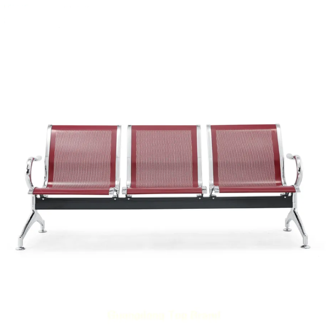 School Furniture 3 stainless steel Airport Station Hospital Train Station Park roadside waiting chairs