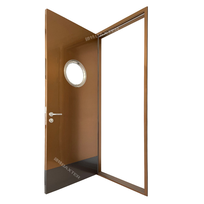 security modern entrance corten powder coating steel door lock set panel making machines design entry exterior metal doors