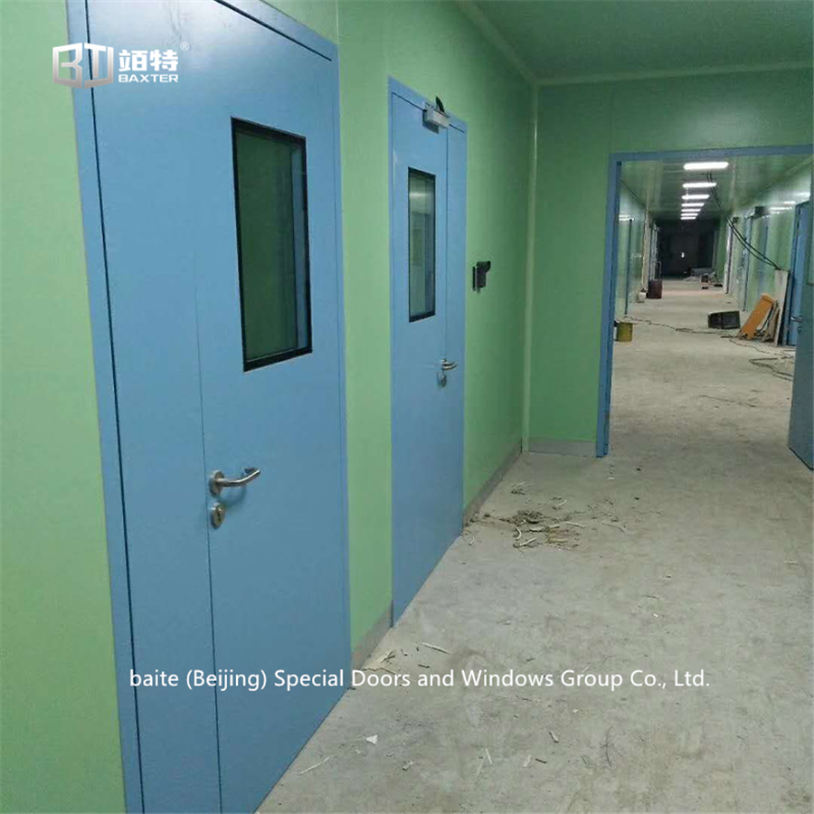 Top quality steel Medical lead-lined door X-ray CT room radiation protection door