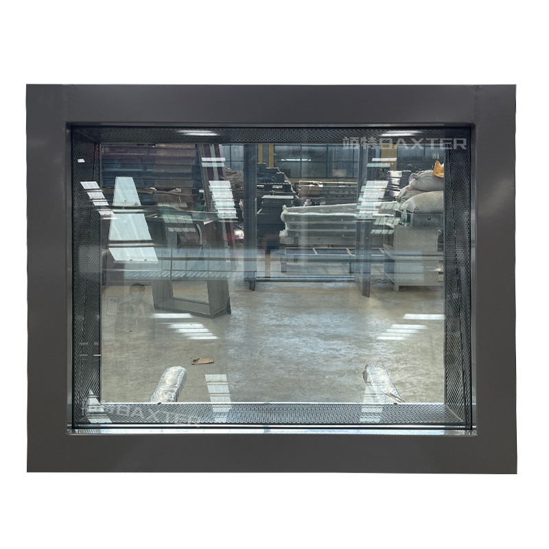 Three-layer steel sound insulation window for live broadcast room.