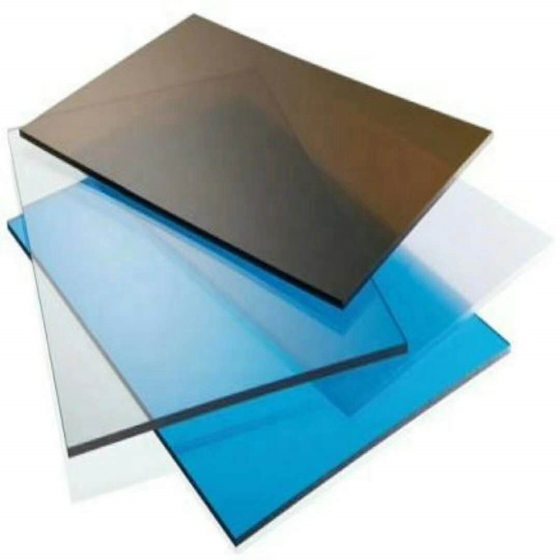 PC Flat Panel for Sound Barrier Clear plastic Polycarbonate Solid roofing Sheet