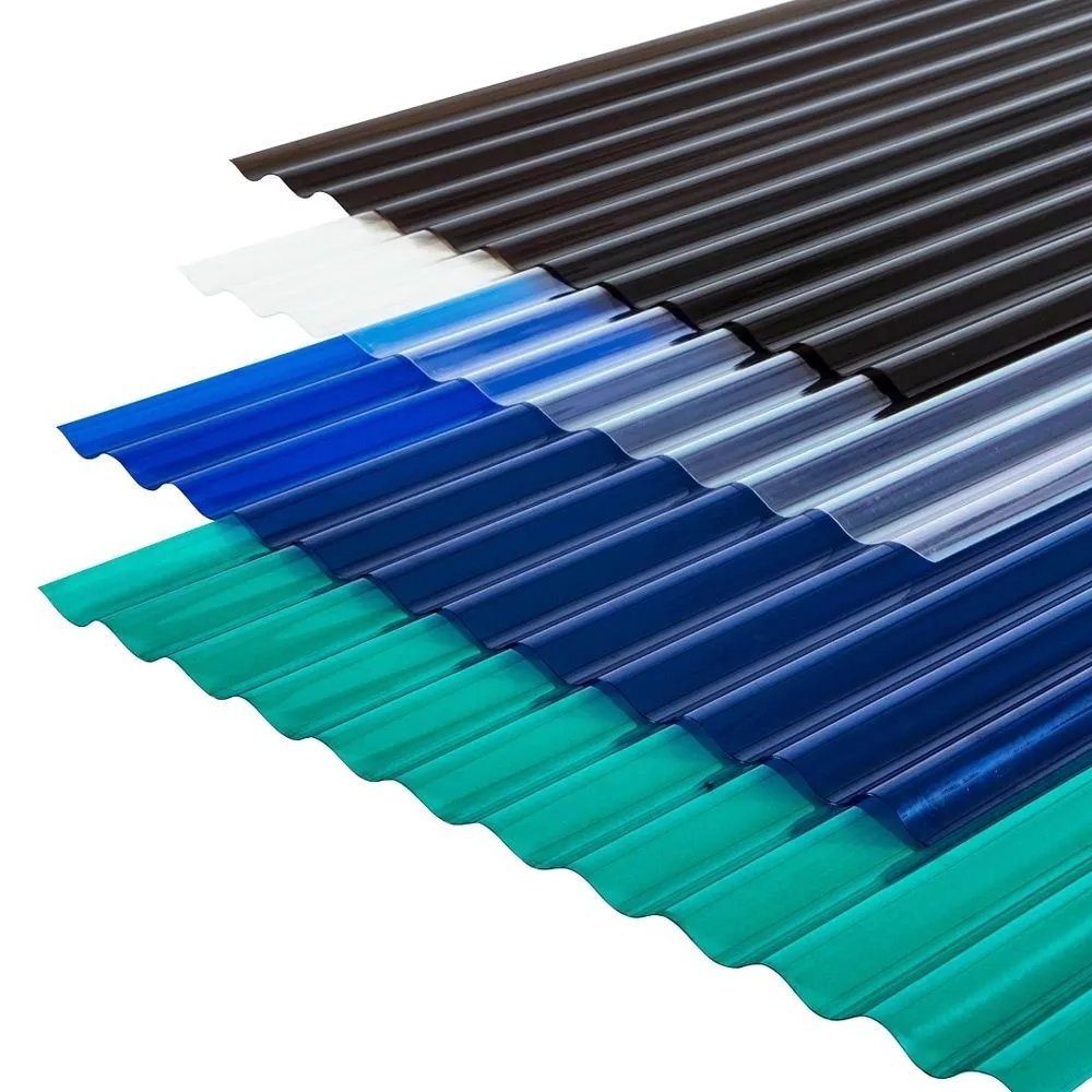 Cheap Price Transparent Polycarbonate Corrugated Sheet PC UV Resistant Roof Sheet