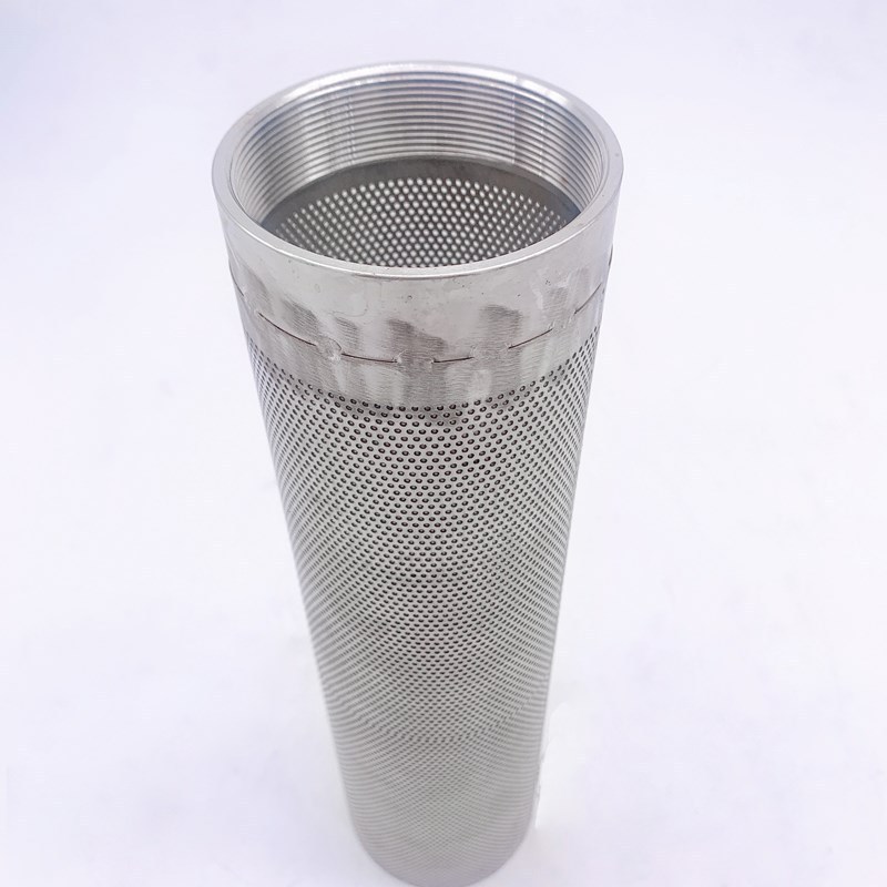 stainless steel 304 316 perforated metal filter tube