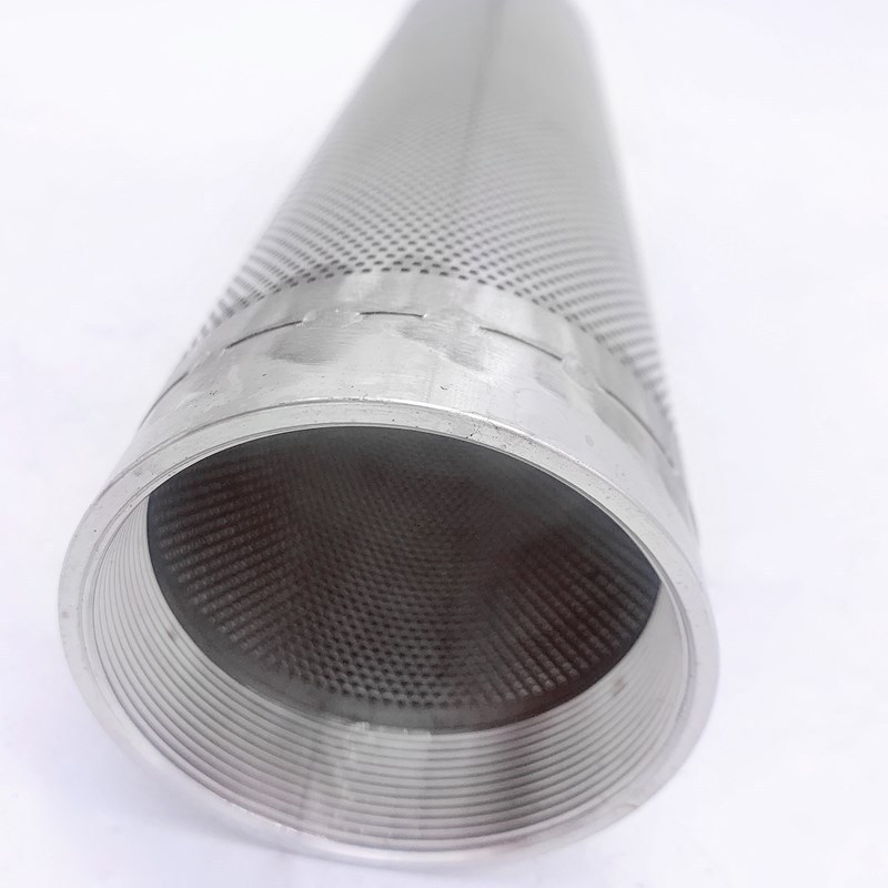 stainless steel 304 316 perforated metal filter tube