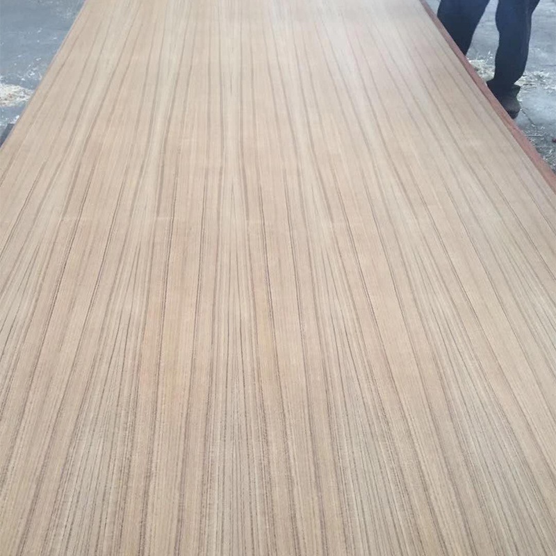 4mm wood natural teak veneer faced fancy plywood price  for furniture wall almira