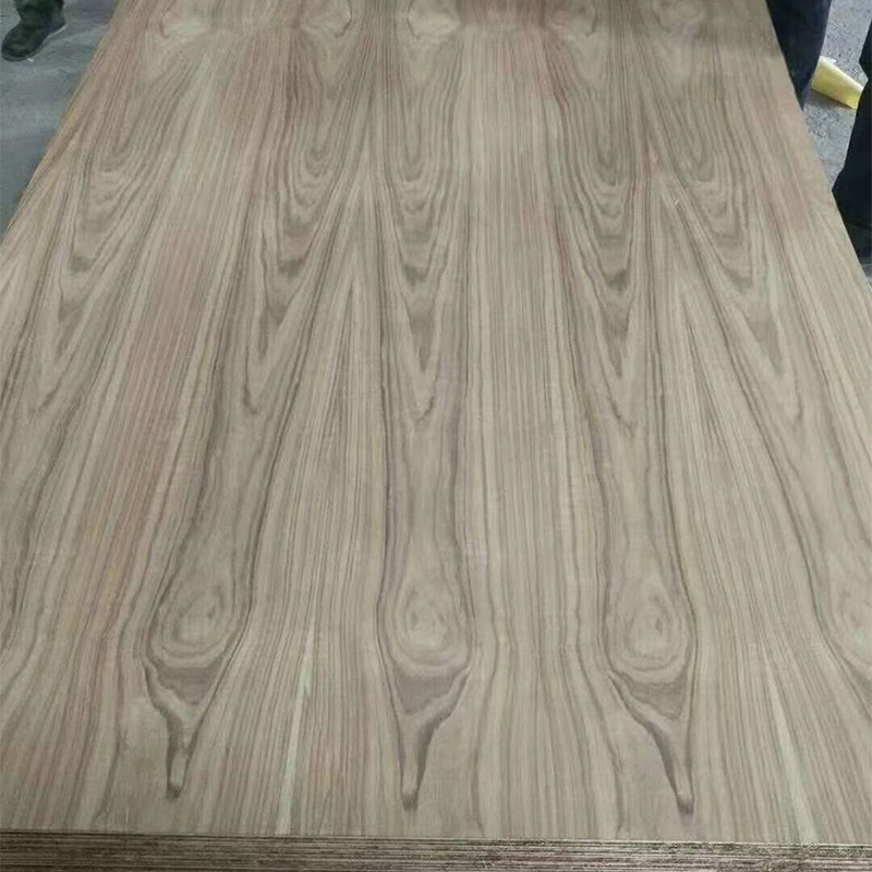 4mm wood natural teak veneer faced fancy plywood price  for furniture wall almira