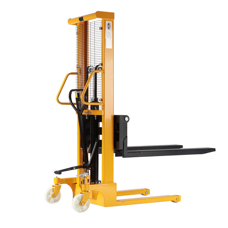 Chinese Warehouse Stacker Lift 150kg Forklift Mini Manual Stacker For Sale 1ton