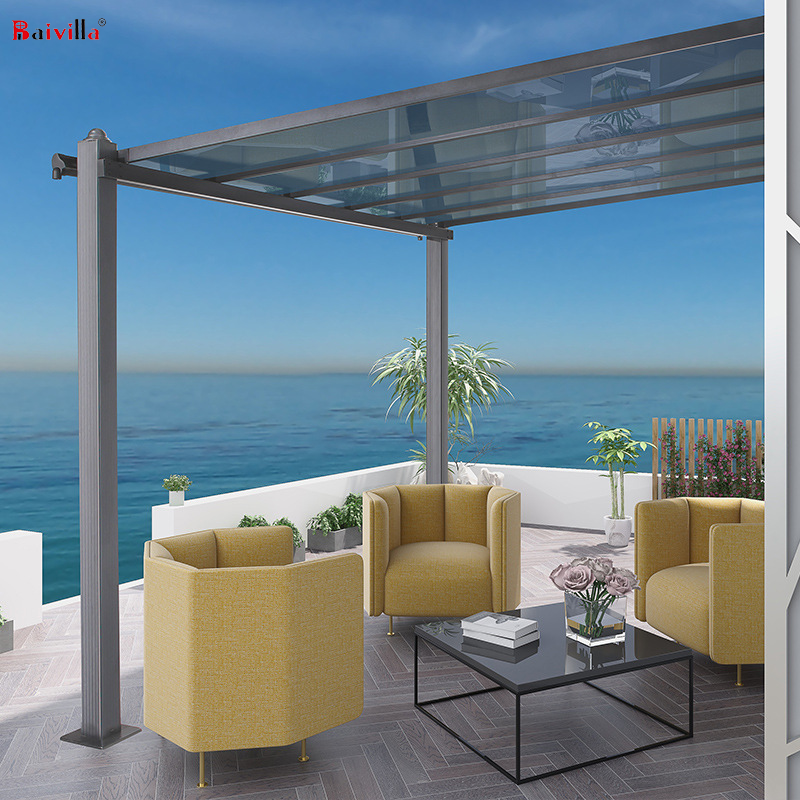 New Design Sturdy Aluminium Polycarbonate Patio Cover,Balcony Canopy,Outdoor Patio Covering