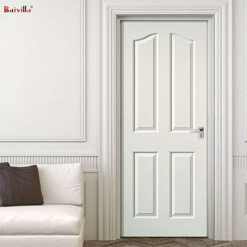 Solid Wood Swing Door Mdf Core,Modern White Interior Doors