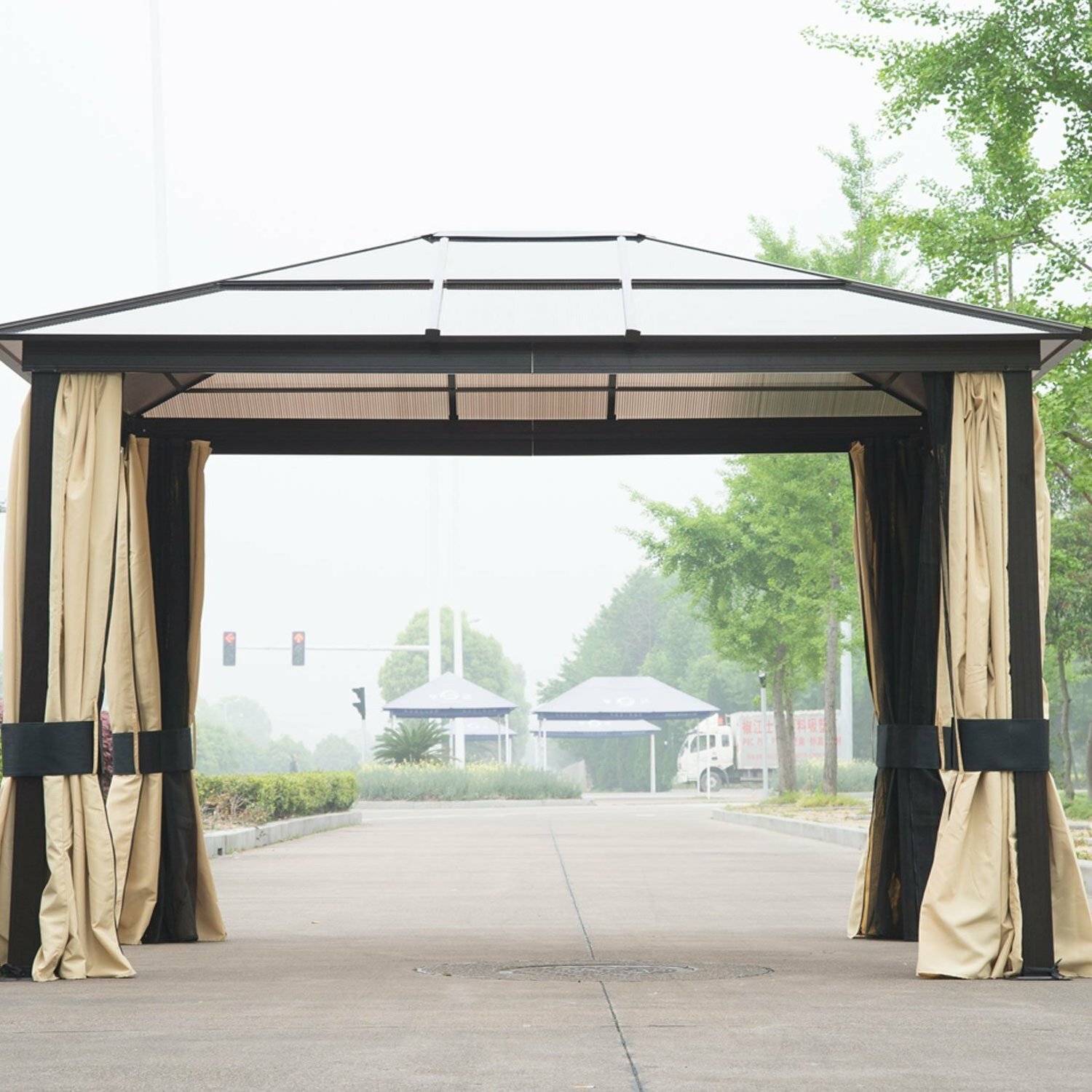 OEM Aluminum Frame Luxury Gazebo For Wedding Decor