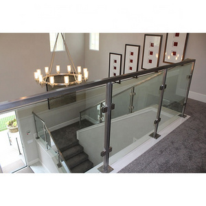 Modern stainless steel glass railing for stairs cast iron stair handrail stainless steel stair handrail manufacturer