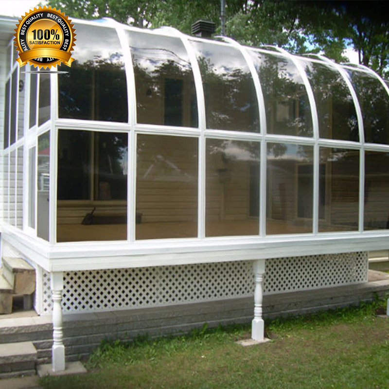 Foshan Factory Direct Sale Anti Noise Insulated Glass Garden Sun Room Aluminum Diy House Open Air Veranda Sunroom OEM