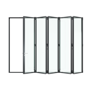 Wholesale Hot Style horizontal folding local window aluminium bifold windows balcony vertical folding doors