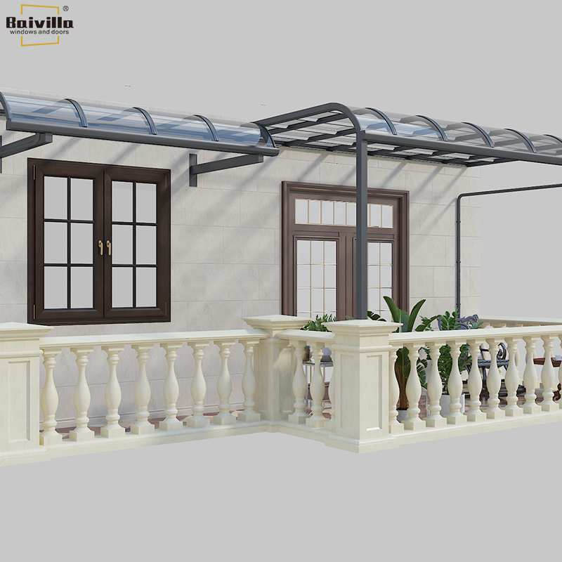 Easy Installation Balcony Awning Polycarbonate Aluminum Patio Cover