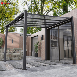 New Design Sturdy Aluminium Polycarbonate Patio Cover,Balcony Canopy,Outdoor Patio Covering