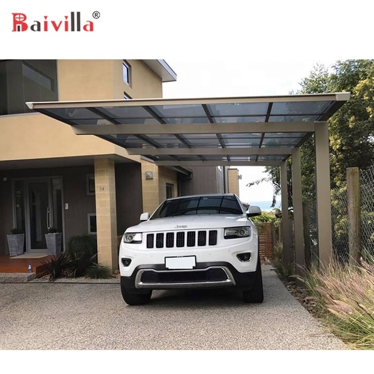 Latest Design Aluminum Panel Mounting Structure  Carport With Polycarbonate Used Carports For Sale