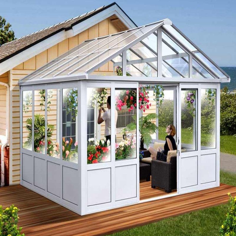 Factory Outlet outdoor veranda all season sunroom free standing sunroom