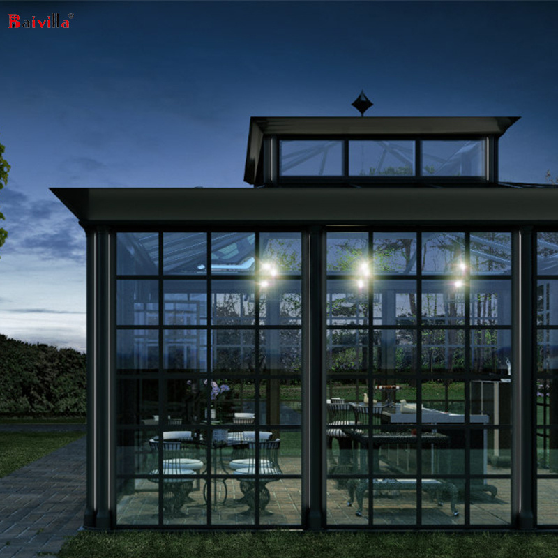 Luxury Glass Houses Prefabricated Modular Homes For Sale