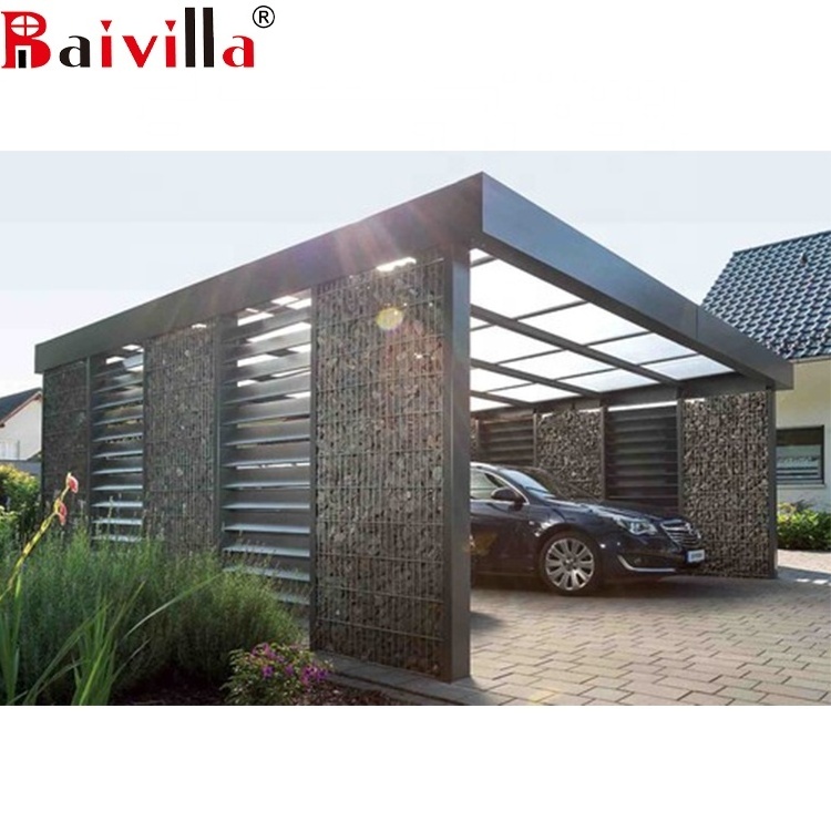 Car Parking Polycarbonate Cantilever Carport With Aluminum Carport