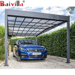 Car Parking Polycarbonate Cantilever Carport With Aluminum Carport