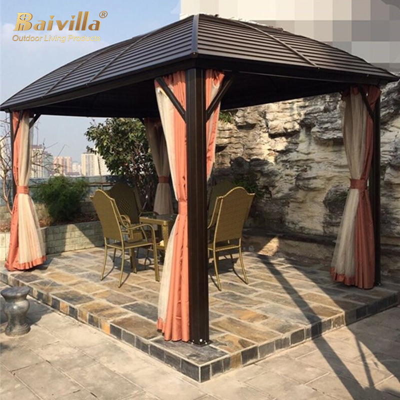 Baivilla High Quality Pergola Gazebo Outdoor Garden Gazebo With Mosquitoes Net