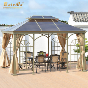 Baivilla High Quality Pergola Gazebo Outdoor Garden Gazebo With Mosquitoes Net