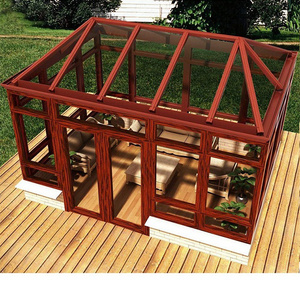 Professional Custom Gazebo Outdoor Garden Waterproof Glass Arches Pergola Sunrooms Glass House