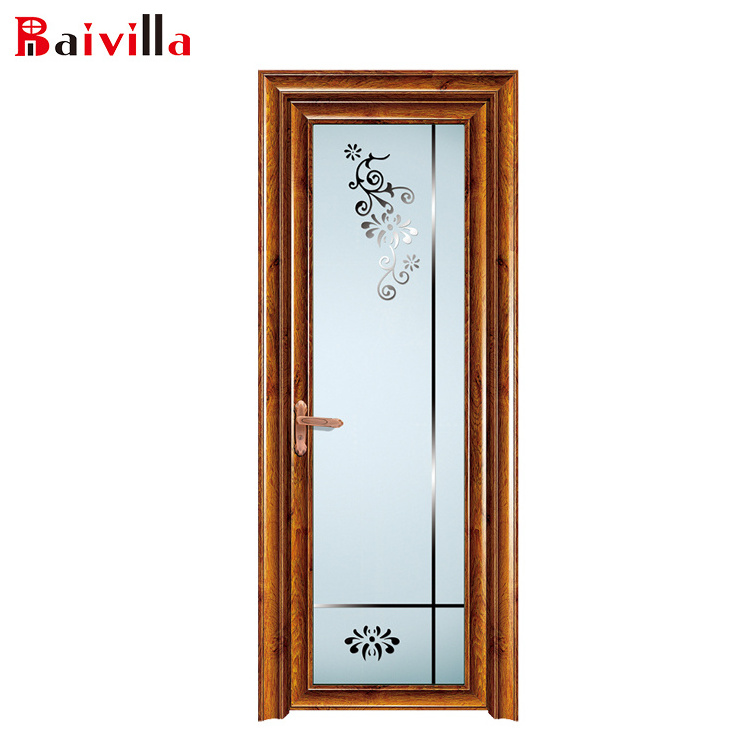 China Door Supplier Aluminum Alloy Philippines Bathroom Door Designs For Sale