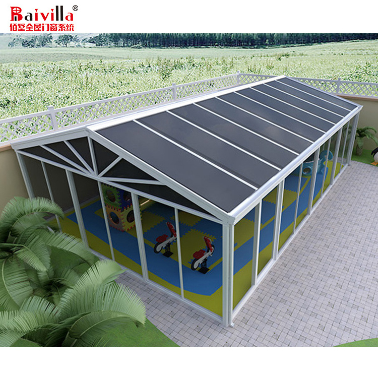 Hot selling machine metal sunroom high quality portable hexagonal