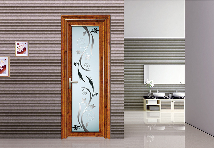 Frosted Glass Inserts Decorative Flush Door Wholesale Door Price Lists